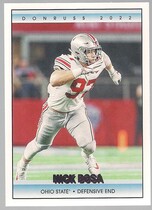 2022 Panini Chronicles Draft Picks Donruss Retro Pink #15 Nick Bosa