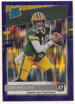 2020 Donruss Optic Purple Shock #154 Jordan Love