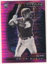 2022 Panini Chronicles Titan Pink Pulsar #4 Seiya Suzuki
