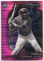 2022 Panini Chronicles Titan Pink Pulsar #14 Jose Siri