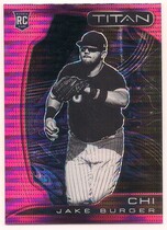 2022 Panini Chronicles Titan Pink Pulsar #13 Jake Burger