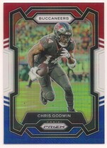 2023 Panini Prizm Red White & Blue Prizm #277 Chris Godwin