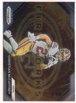 2023 Panini Prizm Fireworks #F-12 Christian Mccaffrey