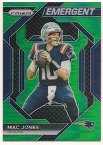 2023 Panini Prizm Emergent Green Prizm #H-1 Mac Jones