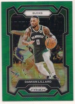 2023 Panini Prizm Green Prizm #35 Damian Lillard