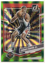 2023 Donruss Green Laser Holo #98 Jabari Smith Jr.
