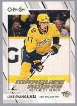 2023 Upper Deck O-Pee-Chee OPC #562 Luke Evangelista
