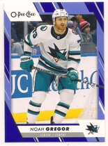 2023 Upper Deck O-Pee-Chee OPC Blue Border #283 Noah Gregor