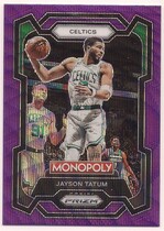 2023 Panini Prizm Monopoly Purple Wave Prizm #7 Jayson Tatum