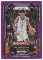 2023 Panini Prizm Monopoly Purple Wave Prizm #62 Chet Holmgren