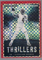 2023 Panini Rookies & Stars Thrillers Red Plaid #TH-8 Deshaun Watson