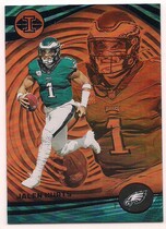 2023 Panini Illusions Trophy Collection Orange #84 Jalen Hurts