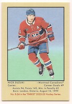 2022 Upper Deck Parkhurst Champions 51 Retros #R-24 Nick Suzuki