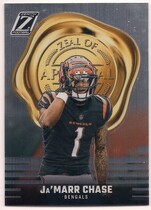 2023 Panini Zenith Zeal of Approval #20 Jamarr Chase