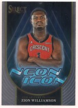 2023 Panini Select Neon Icon #10 Zion Williamson