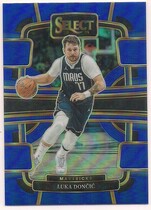 2023 Panini Select Blue Prizm #51 Luka Doncic