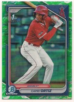 2024 Bowman Chrome Prospects Lunar Glow Refractor #BCP-73 Capri Ortiz