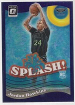 2023 Donruss Optic Splash Purple #10 Jordan Hawkins