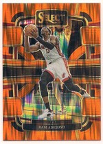 2023 Panini Select Orange Flash Prizm #59 Bam Adebayo