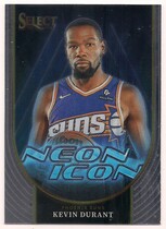 2023 Panini Select Neon Icon #6 Kevin Durant