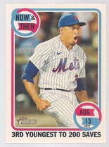 2023 Topps Heritage High Number Now & Then #NT-12 Edwin Diaz