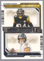 2023 Panini Contenders Round Numbers #10 Joey Porter Jr.|Will Levis