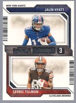 2023 Panini Contenders Round Numbers #15 Cedric Tillman|Jalin Hyatt