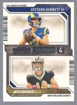 2023 Panini Contenders Round Numbers #20 Jake Haener|Stetson Bennett Iv