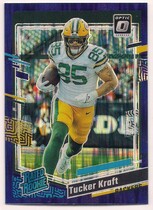 2023 Donruss Optic Purple Shock #243 Tucker Kraft