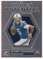 2023 Donruss Optic Hidden Potential #HP-AR Anthony Richardson