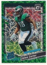 2023 Donruss Optic Green Velocity #281 Jalen Carter