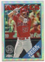 2023 Topps Chrome Update 1988 Topps #88CU-2 Mike Trout