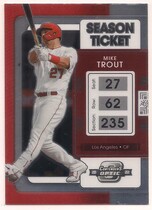 2022 Panini Chronicles Contenders Optic #5 Mike Trout