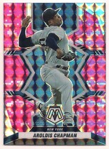 2022 Panini Mosaic Pink Camo #92 Aroldis Chapman