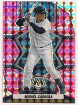 2022 Panini Mosaic Pink Camo #183 Miguel Cabrera