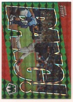 2022 Panini Mosaic Bang Green Mosaic #BG-7 Trevor Story