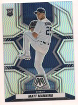 2022 Panini Mosaic Silver Prizm #220 Matt Manning