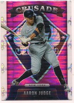 2022 Panini Chronicles Crusade Pink Pulsar #23 Aaron Judge