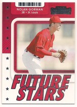 2021 Panini Contenders Future Stars #9 Nolan Gorman