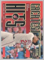 1998 Leaf Rookies & Stars Greatest Hits #16 David Justice