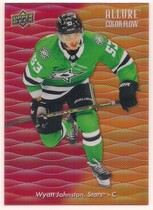 2023 Upper Deck Allure Color Flow Red & Orange #CF-14 Wyatt Johnston