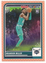 2023 Panini NBA Hoops Haunted Hoops Orange #245 Brandon Miller