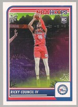 2023 Panini NBA Hoops Haunted Hoops #168 Ricky Council Iv