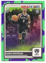 2023 Panini NBA Hoops Haunted Hoops Slime #238 Dariq Whitehead