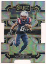 2023 Panini Select Silver Die-Cut Prizm #68 Demario Douglas