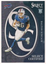 2023 Panini Select Select Certified Rookies #19 Dalton Kincaid