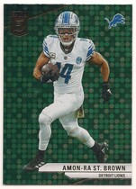 2024 Donruss Elite Green Disco #87 Amon-Ra St. Brown