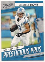 2024 Panini Prestige Prestigious Pros #22 Amon-Ra St. Brown