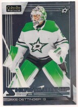 2023 Upper Deck O-Pee-Chee OPC Platinum Showmanship #S-22 Jake Oettinger