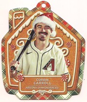 2024 Topps Holiday Oversized Die Cut MLB Ornament #MLBO-2 Corbin Carroll